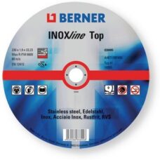 BERNER lõikeketas INOXline (kõverdatud) 150x1.0x22.23mm (25 tk/pk)